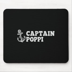 Kapitän Poppi Segelboot Vintage Boot Anker  Mousepad