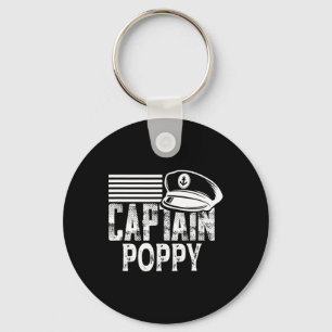 Kapitän Poppy - Segelkapitän Hut Bootseigner Boa Schlüsselanhänger