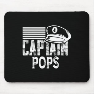 Kapitän Pops - Segelkapitän Hut Bootbesitzer Boot Mousepad