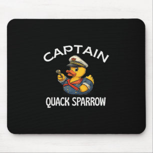 Kapitän Quack Sparrow Kreuzfahrt Enten Verstecken Mousepad