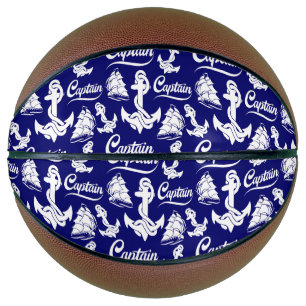 Kapitän Segelboot Anker Nautisches Design Basketball