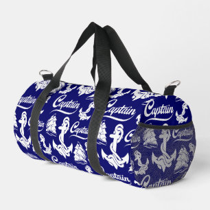 Kapitän Segelboot Anker Nautisches Design Duffle Bag