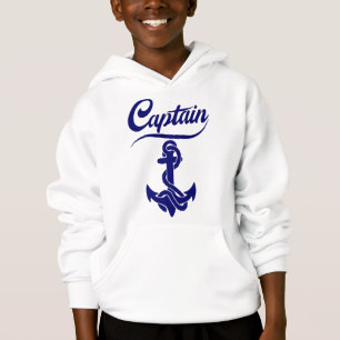 Kapitän Segelboot Anker Nautisches Design Hoodie
