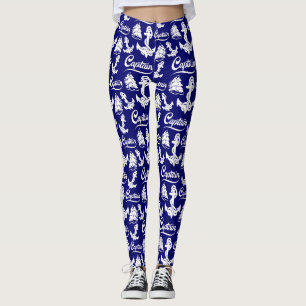 Kapitän Segelboot Anker Nautisches Design Leggings
