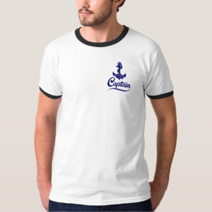 Kapitän Segelboot Anker Nautisches Design T-Shirt