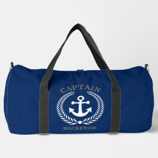 Kapitän Segler personalisierter Anker Duffle Bag