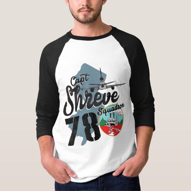 Kapitän Shreve Baseball Tee (Vorderseite)
