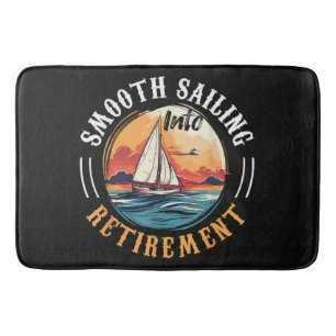 Kapitän Smooth Sailing in den Ruhestand Badematte