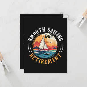Kapitän Smooth Sailing in den Ruhestand Einladung