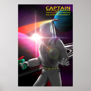 Kapitän Spaceman Poster