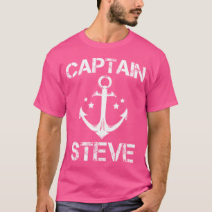 Kapitän Steve Lustiger Geburtstag Personalisierter T-Shirt