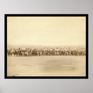 Kapitän Taylor u. 70 indische Pfadfinder Sd 1891 Poster