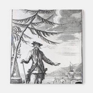 Kapitän Teach, allgemein angerufen Blackbeard Magnet