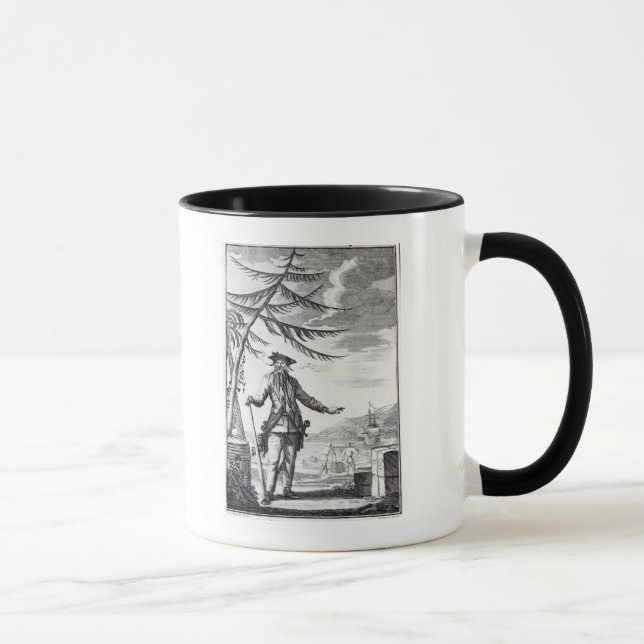 Kapitän Teach, allgemein angerufen Blackbeard Tasse (Rechts)