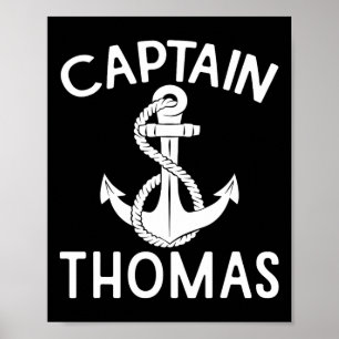 Kapitän Thomas Anker Yacht Bootfahren Schiff Boot Poster