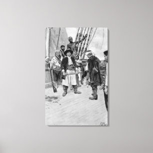 Kapitän Tongrelow nahm die größte Abbildung Leinwanddruck