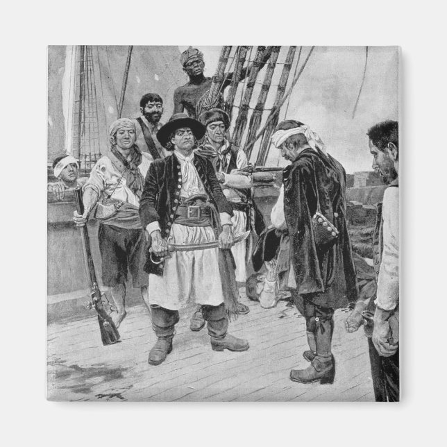 Kapitän Tongrelow nahm die größte Abbildung Magnet (Vorne)