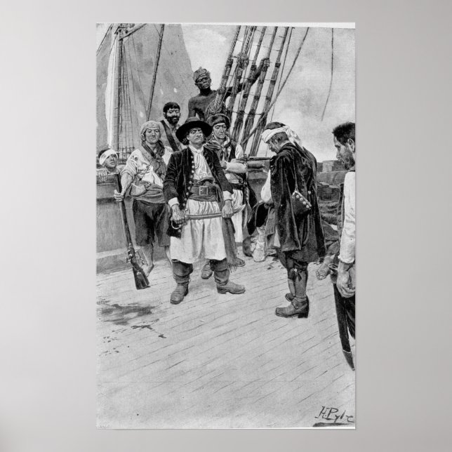 Kapitän Tongrelow nahm die größte Abbildung Poster (Vorne)