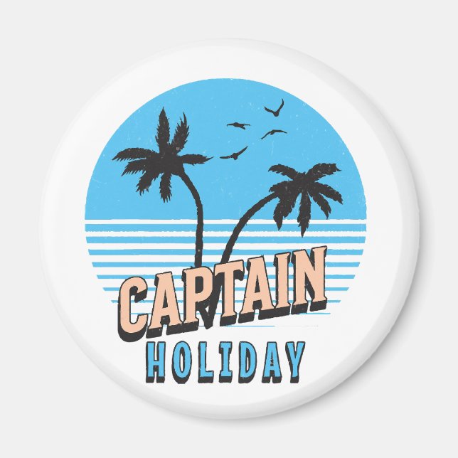 Kapitän Urlaub Magnet (Vorne)