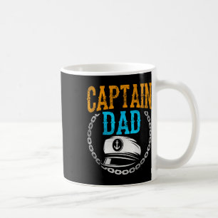 Kapitän Vater Schiff Boot Bootfahren Yacht Vater D Kaffeetasse