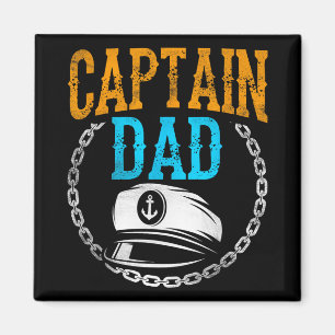 Kapitän Vater Schiff Boot Bootsfahrt Yacht Vater D Magnet