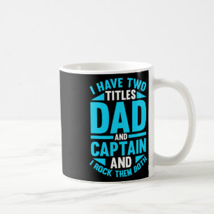 Kapitän Vater Vater Schiff Boot Kaffeetasse