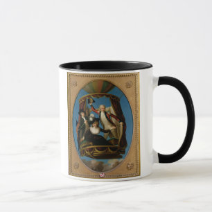 Kapitän Vincenzo Lunardi mit seinem behilflichen Tasse