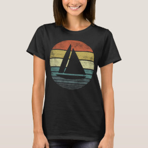 Kapitäne Bootsbesitzer Geschenke Funny Retro Sailb T-Shirt