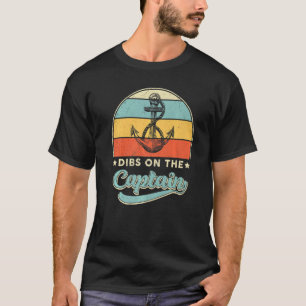 Kapitäns-Gattin Dibs auf den Kapitän Vintage Retro T-Shirt