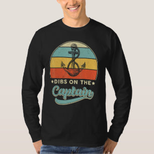 Kapitänsfrau Dibs auf den Kapitän Vintage Retro T-Shirt