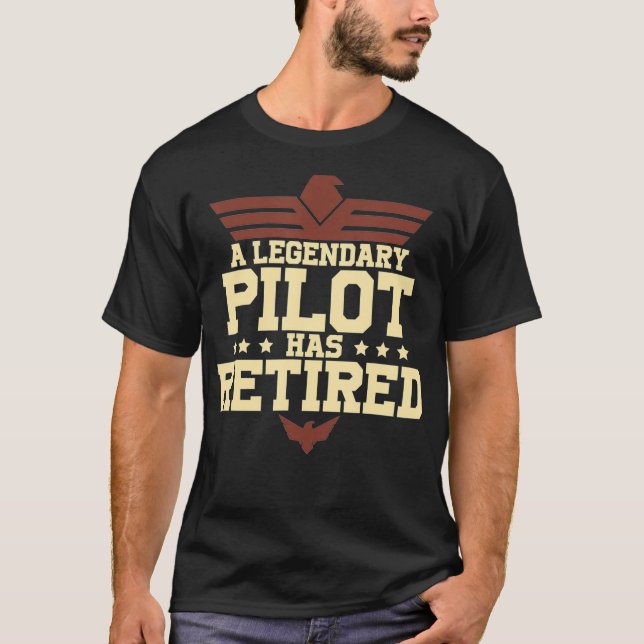 Kapitänsgeschenk für das übermüdete Flugzeug T-Shirt (Vorderseite)