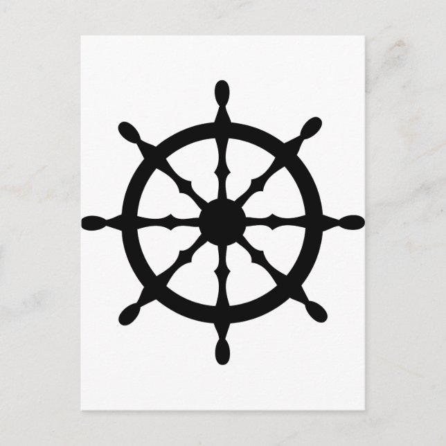 Kapitänslenkrad Postkarte (Vorderseite)