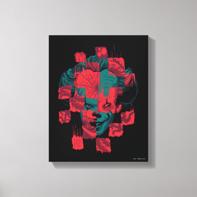 Kapitel 2 | Pennywise - Komm zurück und spiele Leinwanddruck (Vorderseite)