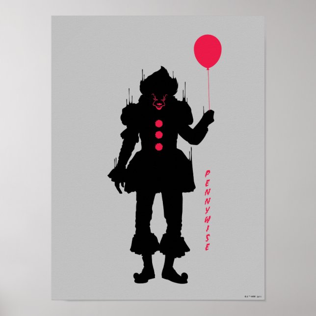 Kapitel 2 | Pennywise-Silhouette Poster (Vorne)