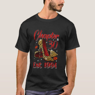 Kapitel 30 Jahre EST 1994 30. Geburtstag Leopard H T-Shirt