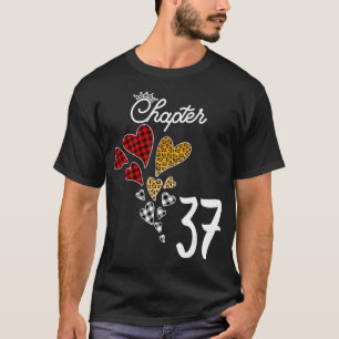 Kapitel 37 Jahre 37. Geburtstag Leopard Büffel kar T-Shirt