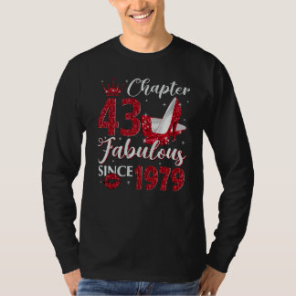 Kapitel 43 Fabelhaft seit 1979 43. Geburtstag für T-Shirt