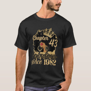 Kapitel 43 Fantastisch seit 1982 43. Geburtstag fü T-Shirt