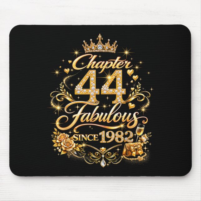 Kapitel 44 Fantastisch seit 1982 Floral 44. Mousepad (Vorne)