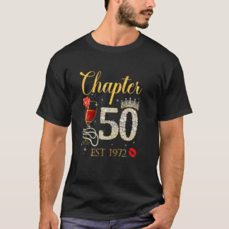 Kapitel 50 Jahre Osten 1972 50. Geburtstag Rote Ro T-Shirt