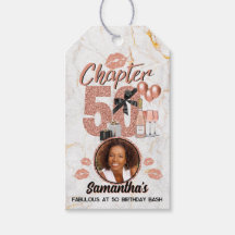 Kapitel 50 Rose Gold 50. Geburtstag Elegantes Foto