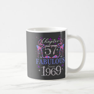 Kapitel 57 Fantastisch seit 1969 57. Geburtstag Fr Kaffeetasse