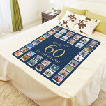 Kapitel 60 Blauer Gold 60. Geburtstag Foto Fleecedecke<br><div class="desc">Feiern Sie den 60. Geburtstag eines Spezialisten mit dieser farbenfrohen blau-goldenen Fleecedecke. Personalisieren Sie es mit Ihren eigenen Fotos und fügen Sie eine einzigartige Touch zu einer 60. Geburtstagsparty hinzu. Mit einem weichen, weichen und komfortablen Stoff ist es perfekt zum Genießen auf dem Sofa oder gemütlich im Bett eingewickelt. Fügen...</div>
