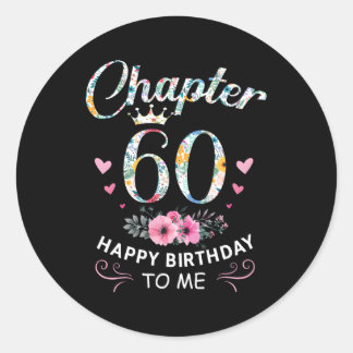 Kapitel 60 Happy an mich 60. Runder Aufkleber
