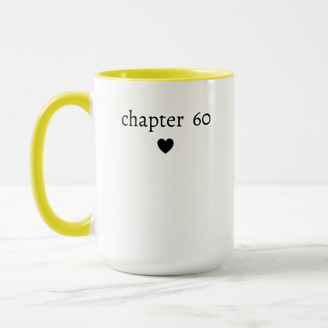 Kapitel 60 Personalisiert 60. Geburtstag Tasse (Links)