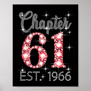 Kapitel 61 est 1966 alles Gute zum 61. Geburtstag Poster