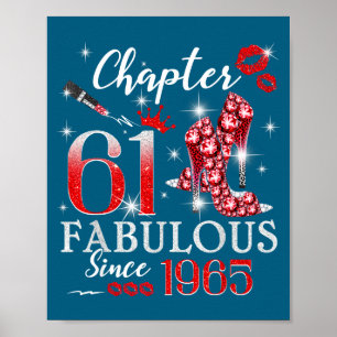 Kapitel 61 Fabelhaft seit 1965 Illustration Poster