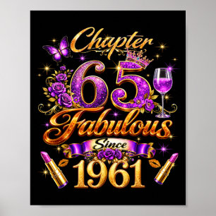 Kapitel 65 Fabelhaft seit 1961 65. Geburtstag Frau Poster