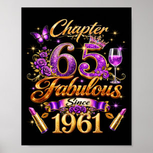 Kapitel 65 Fabelhaft seit 1961 65. Geburtstag Frau Poster