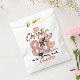 Kapitel 80 Rose Gold 80. Geburtstag Geschenktütchen